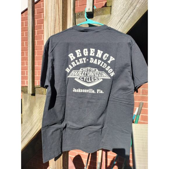 Vintage 90s Harley Davidson Grail Lightning T Shirt Size Large Fun Wear - Picture 4 of 6